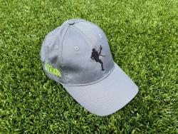 Dark Gray Prokicker.com Ray Guy Punter Hats Side Neon Green Lettering